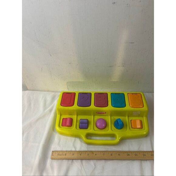 Playskool Learning Activity Shapes Numbers 1995 Animals Vintage - Picture 7 of 7